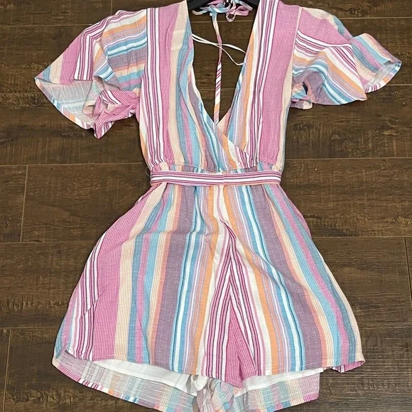 Multicolor Romper - Picture 3 of 4